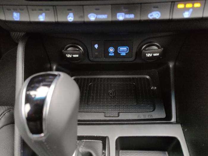 Our test car came with wireless charging and a handful of USB ports.