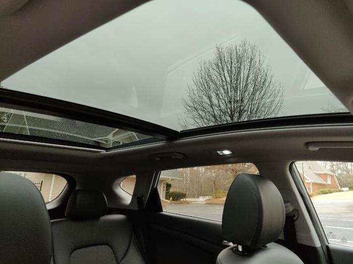 Ultimate trim cars come with a massive panoramic glass roof.