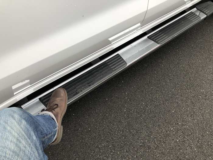 The running boards on my Silverado didn