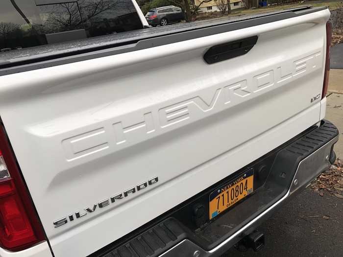 The Chevrolet nameplate stretches across the liftgate, as it has for oh-so-many Chevys for oh-so-many decades.