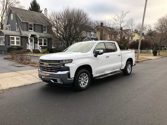 On to the $57,000 2019 Silverado LTZ Crew Cab. A base Silverado is a mere $30,000, but my test truck added a heap of options.