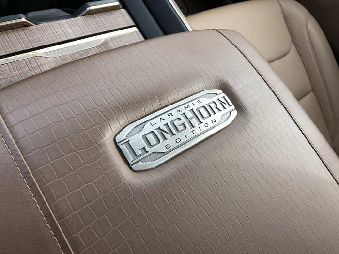 The details through the interior of the Laramie Longhorn Edition are impressive.