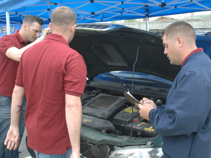 Hidden damage on used cars