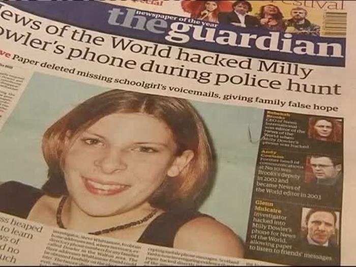 In 2009, The Guardian published an article about illicit phone hacking conducted by News of the World into the voicemail of a British teenager who had been killed.