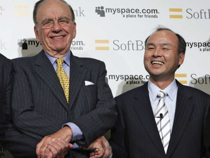 Murdoch would go on to buy social network MySpace for $580 million in 2005, only to sell it for $35 million a few years later.