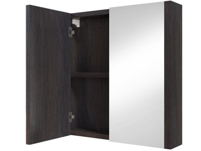 A modern mirrored medicine cabinet