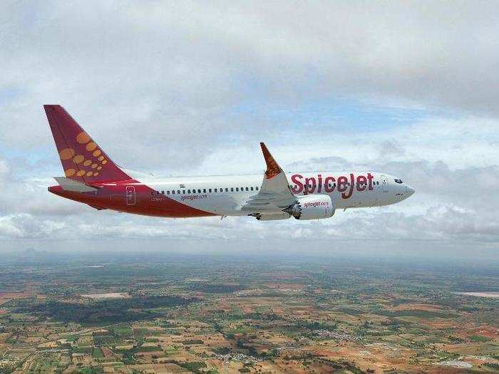 10 (Tie). Spicejet: 13.