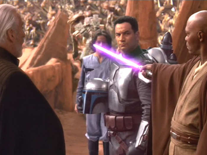 12. Mace Windu in “Star Wars: Attack of the Clones” (2002)