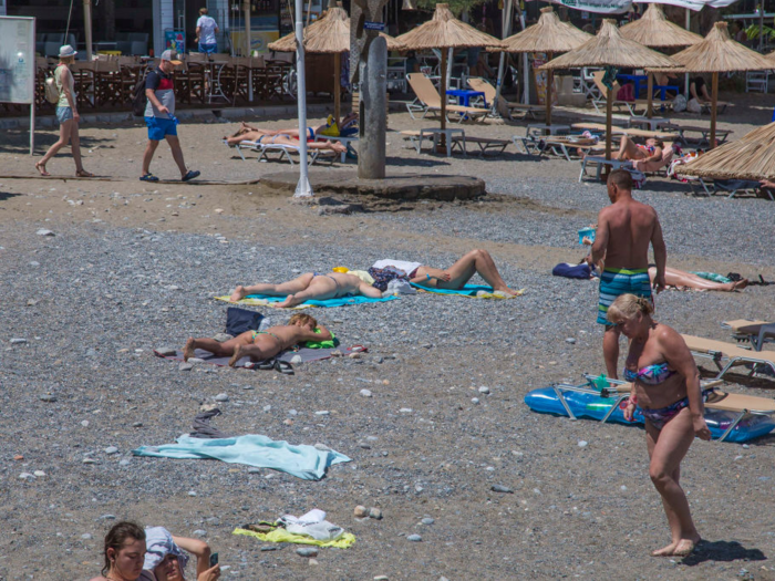 ... guests may be disappointed to find a shoreline littered with garbage.