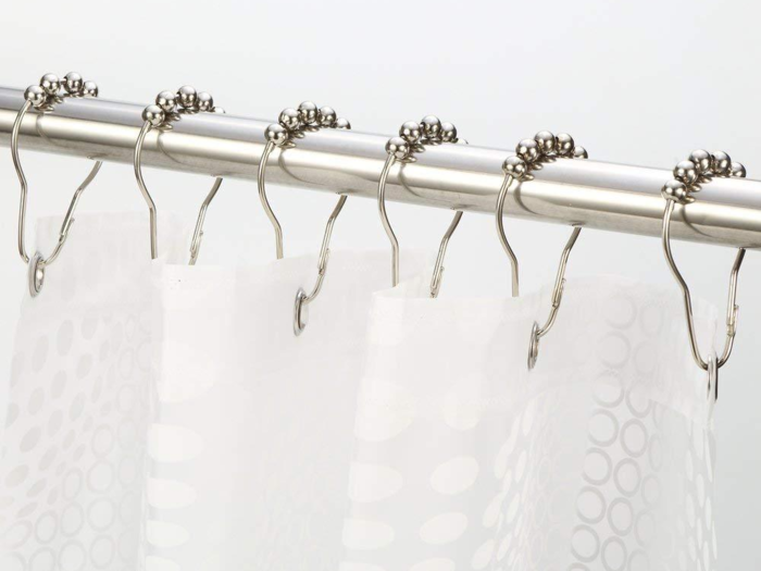 The best rolling shower curtain hooks