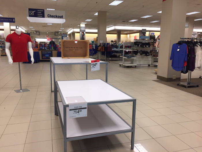 Even before the company declared bankruptcy in 2018, Sears was hit with plummeting sales and dwindling inventory.