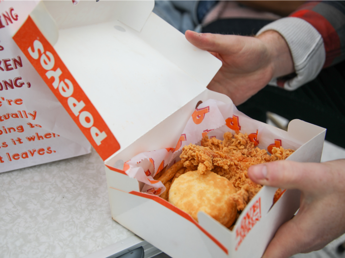 The crisp, the breading, the texture, and the taste — Popeyes nails it every time.