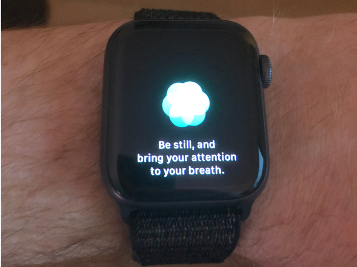 The Breathe app does a better job at calming me down than my own breathing exercises.