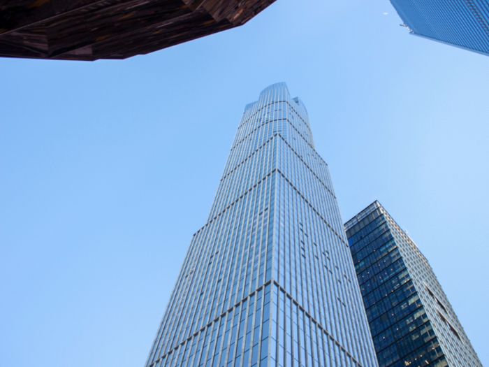 Standing at more than 1,000 feet and 92 stories, the glass and limestone tower is the tallest residential building in Hudson Yards.