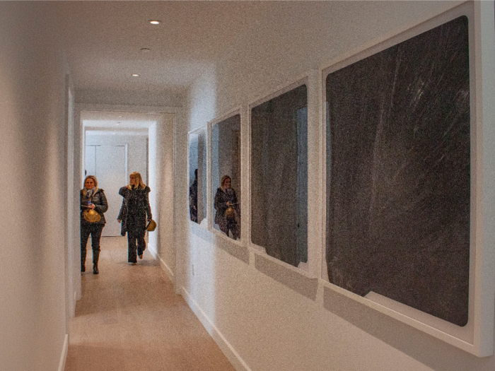 The ceilings in the penthouse are nearly 11 feet in some places, leaving plenty of wall space for art.