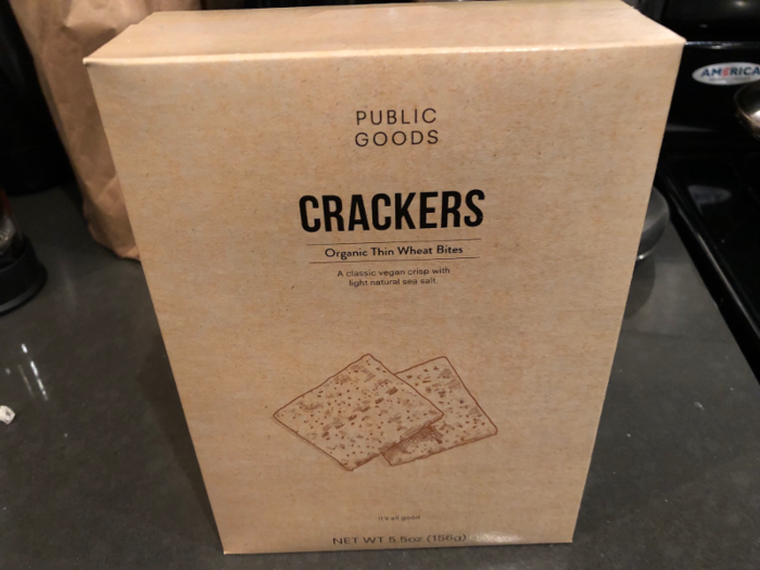 The Wheat Thin-style crackers were also a hit.