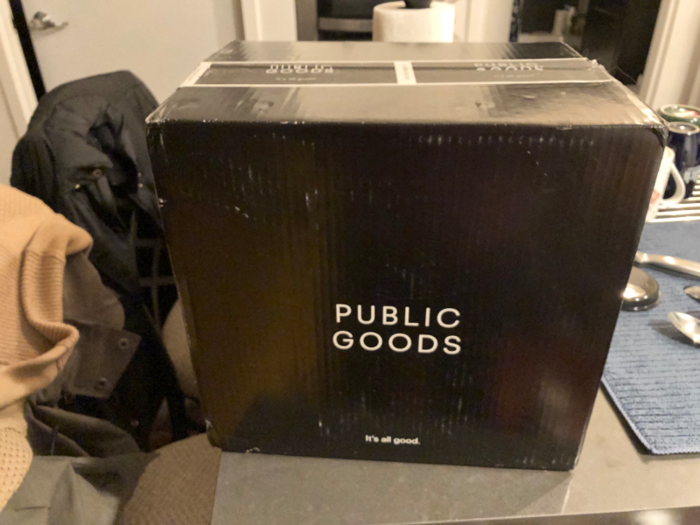 My entire order came in a sleek black box about five days after I placed my order.