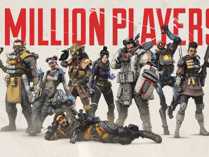 More than 1 million players tried "Apex Legends" on release day, thanks in part to the #ApexPartner program.