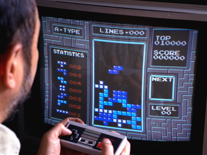 The game that made Game Boy skyrocket: "Tetris."