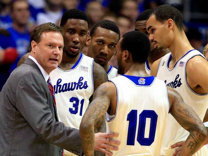 5. Bill Self, Kansas — $4.1 million