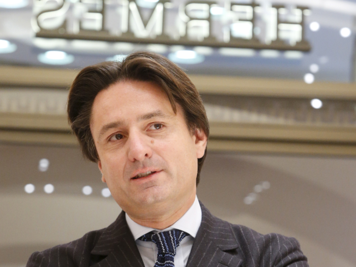 Axel Dumas, nephew of Jean-Louis, joined Hermès in 2003 and was appointed CEO in 2014. He is one of a dozen heirs of Thierry Hermès with a controlling stake in the company.