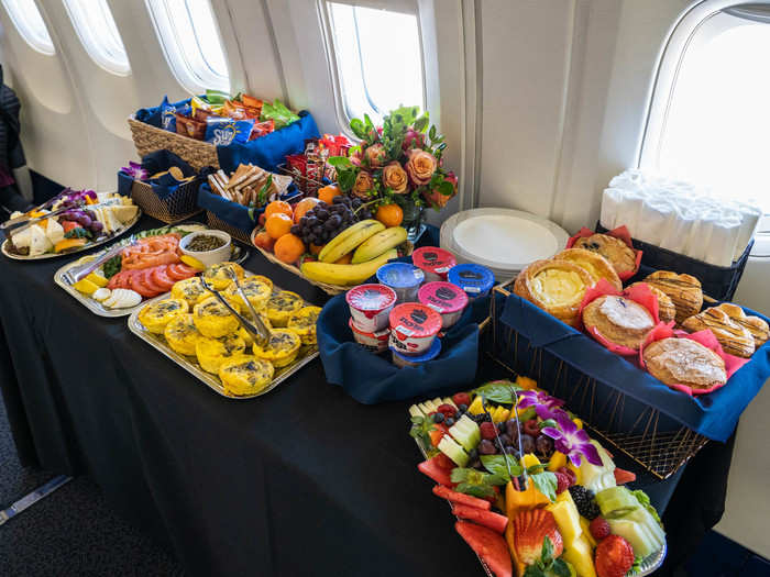 There was a bit of a wait after we got on board, as we waited for another busload of passengers and the flight crew finished their preparations.