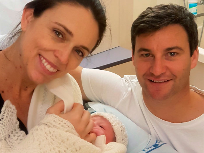 Ardern became a mother while in office.