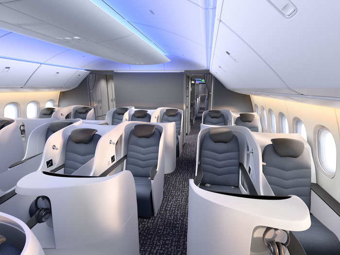 Split into two cabins, the 777-8 is expected to have room for 375 passengers while the 777-9 should be able to carry 425 people.