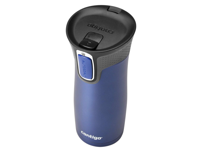 A reusable mug or thermos