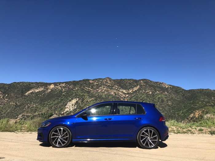 The Golf R is a nice looking set of wheels, but it isn