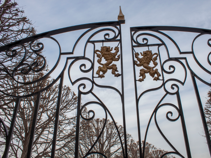 Some were set back at the end of long driveways marked by ornate gates. A few of the houses had their own intercom systems right outside the gate.