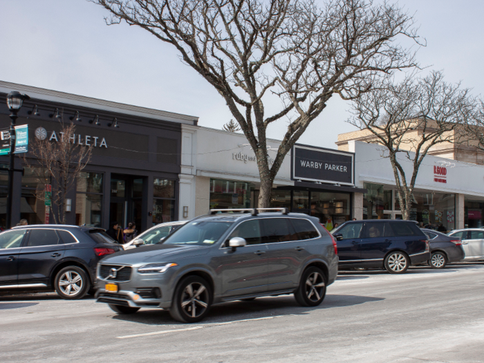 All of the shops on the avenue, from Athleta to Warby Parker, looked almost brand-new.