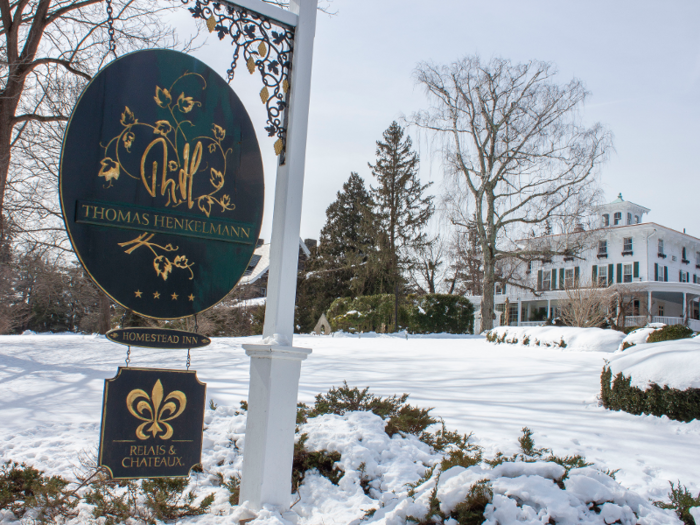 I was surprised to come across a luxury hotel in the residential neighborhood. The Homestead Inn has a top-rated restaurant from chef Thomas Henkelmann.