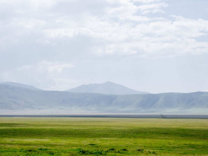 Each jeep is only allowed five hours in the crater to limit the environmental impact. That