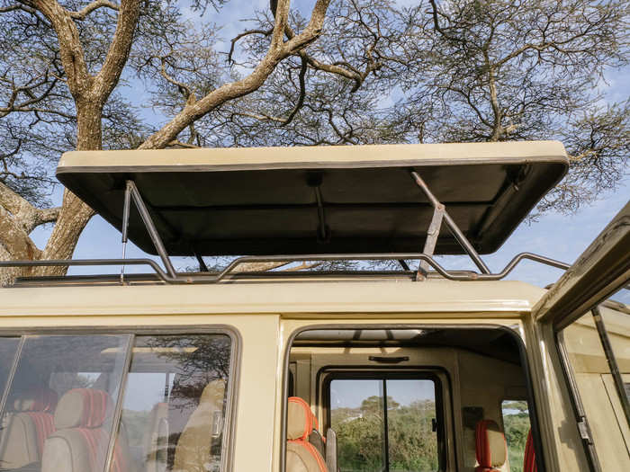 Most safari companies use Land Rovers or similar trucks.