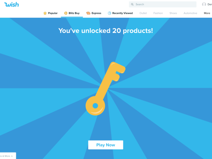 I won! I think. I had "unlocked" 20 products.