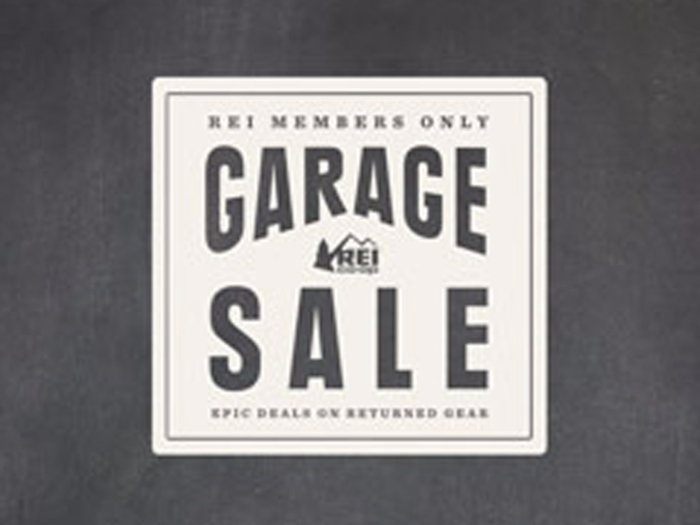 Access in-store REI Garage sales