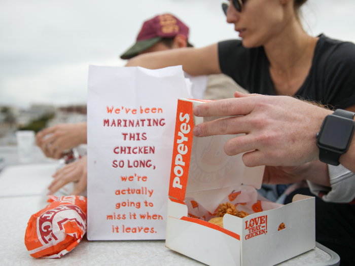 The crisp, the breading, the texture, and the taste — Popeyes nails it every time.