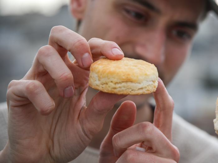 The same could be said about the flaky, buttery triumph that is the Popeyes biscuit. It was a nice addition to our meal.