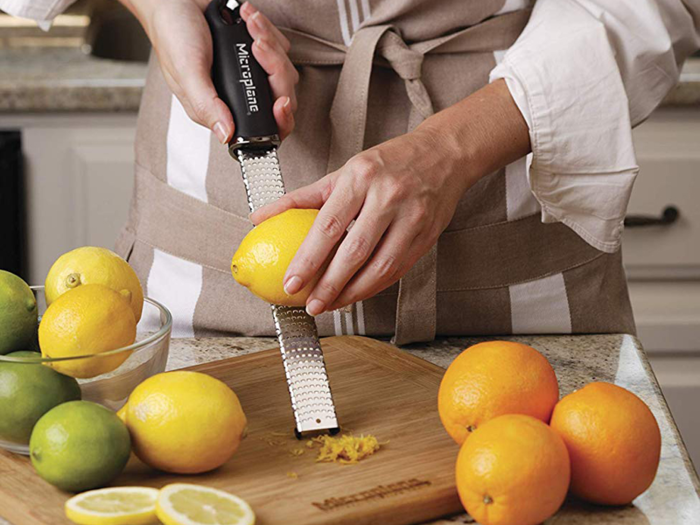 How to zest a lemon with a grater