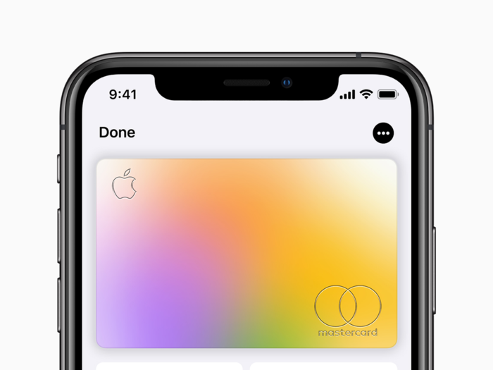 Apple Card will be built into the Apple Wallet app on the iPhone. People who are familiar with Apple Pay should find it to be a similar app experience — the card, which is a nice rainbow gradient, will show up at the top of the app.