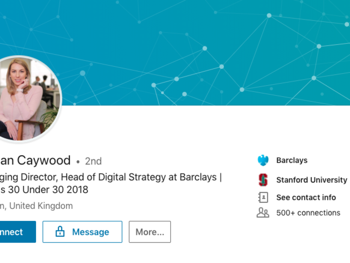 Megan Caywood — Managing Director, Head of Digital Strategy, Barclays