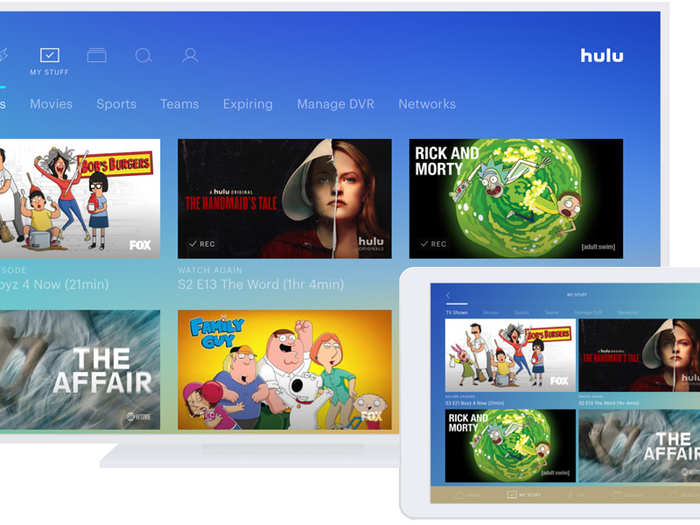 Hulu has original content and premium channels, and it also has a live TV option, which Prime Video, Netflix, and Apple TV Plus don