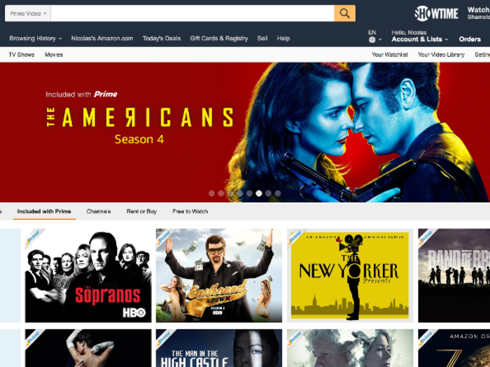 Amazon Prime Video is the most similar competitor to Apple TV Plus.