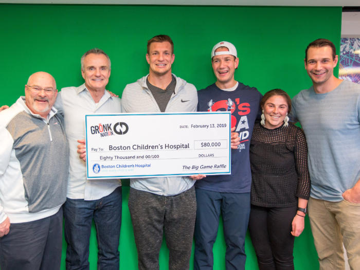 Gronkowski runs the Gronk Nation Youth Foundation, which focuses on youth sports, education, and physical activity. His family also seems to be involved with his charity.