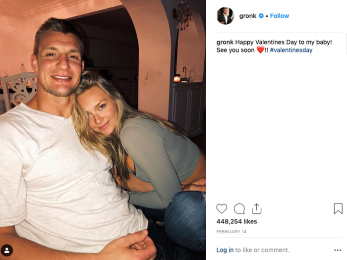 In his downtime, Gronkowski hangs out with his girlfriend, SI swimsuit model Camille Kostek. They