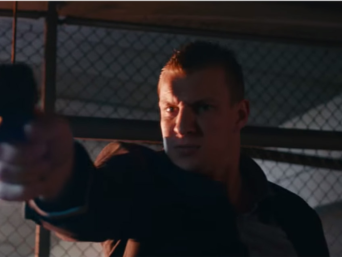 Gronkowski has made TV and film appearances as himself, but his big acting debut was in a film called "American Violence." The movie has a 28% on Rotten Tomatoes.