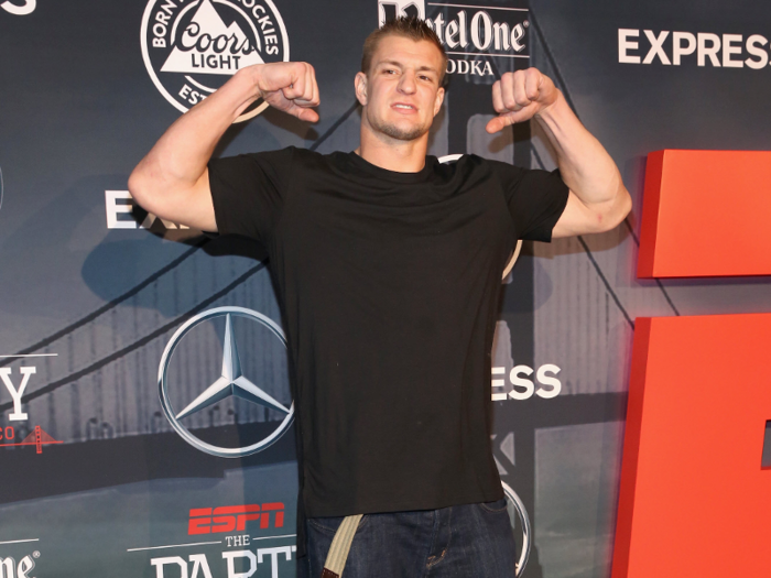 How much does Gronk love to party? He reportedly once racked up a $102,000 bar tab in Las Vegas, though Gronkowski denied the rumors.