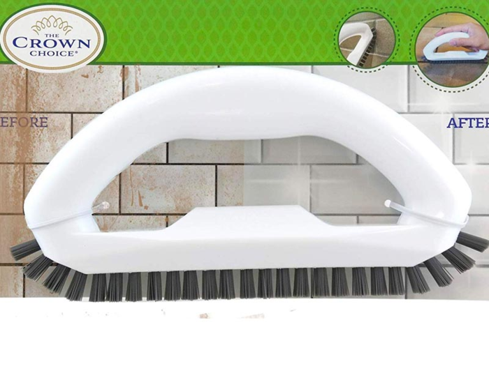 Bathroom: The Crown Choice Grout Cleaner Brush