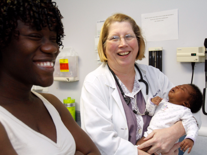 9. Pediatricians make an average annual salary of $194,900